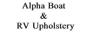 Alpha Boat & RV Upholstery